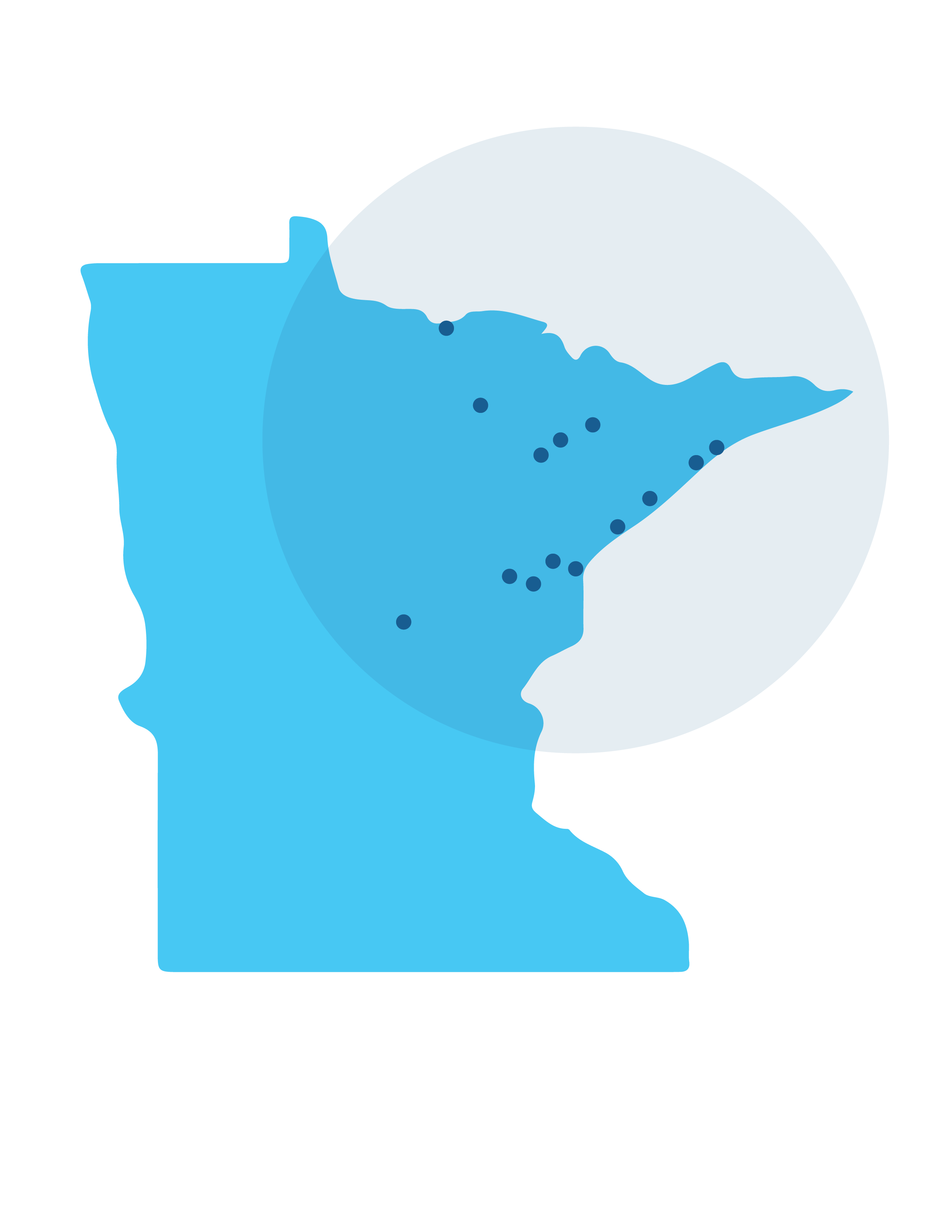 10k lakes map of MN service areas